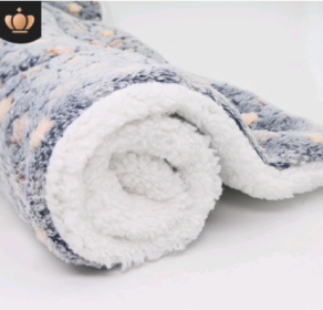 Cute Cat Blankets Dog Pet Mat (Option: Dark GY starry sky-S50x30)