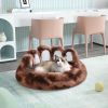 Cute Dog Bed Bear Paw Shape Pet Bed - Dog Beds & Furniture for Small and Medium Dogs, Cat Beds for Indoor Cats